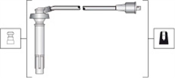 Zündleitungssatz 941318111310 “MAGNETI MARELLI”