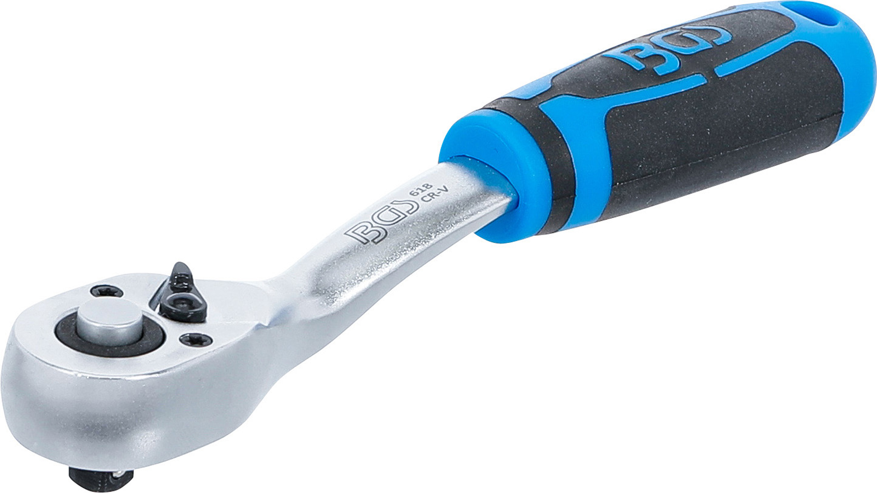 BGS Umschaltknarre | feinverzahnt | Abtrieb Außenvierkant 6,3 mm (1/4")