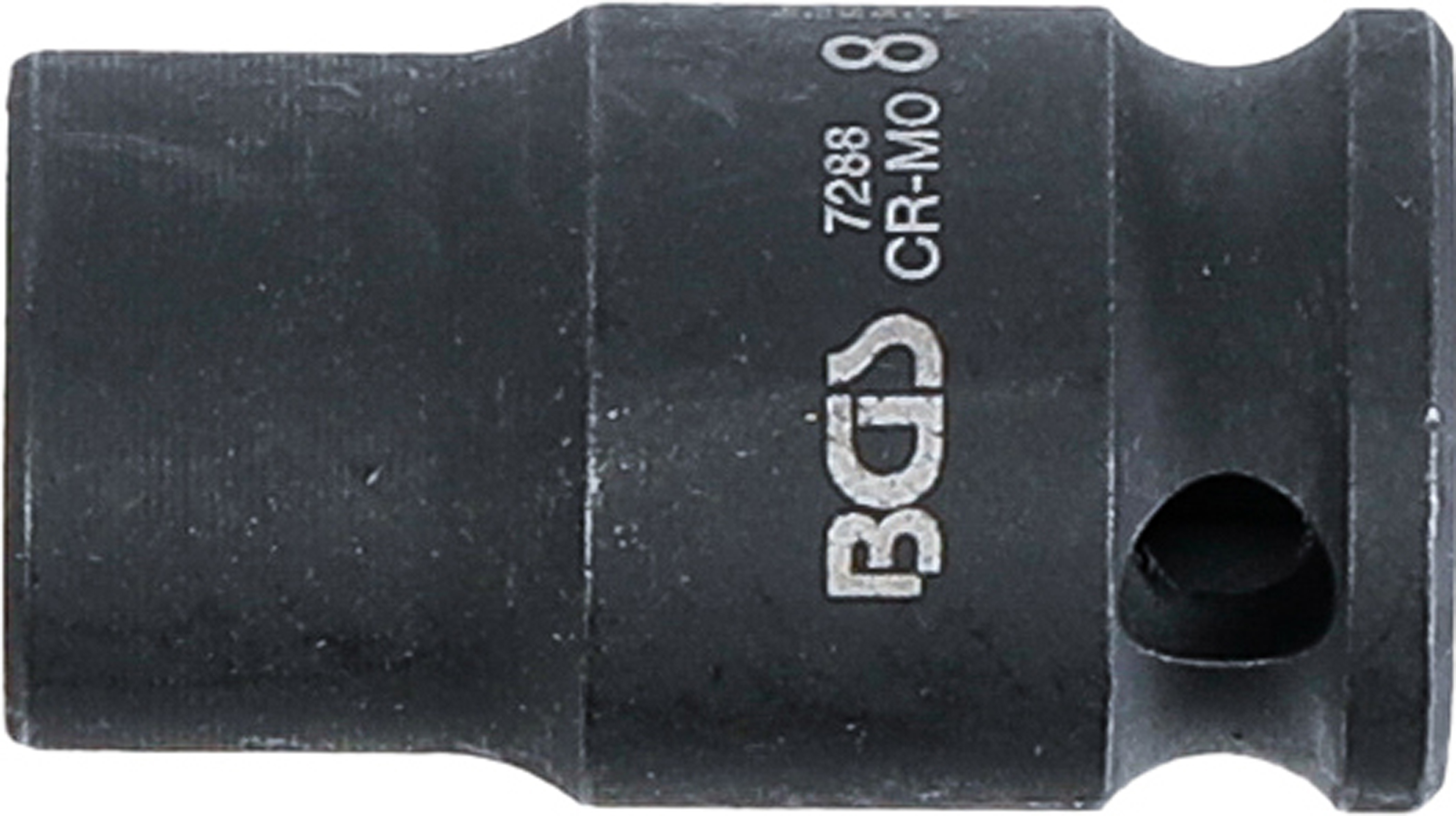 BGS Kraft-Steckschlüssel-Einsatz Sechskant | Antrieb Innenvierkant 6,3 mm (1/4") | SW 8 mm