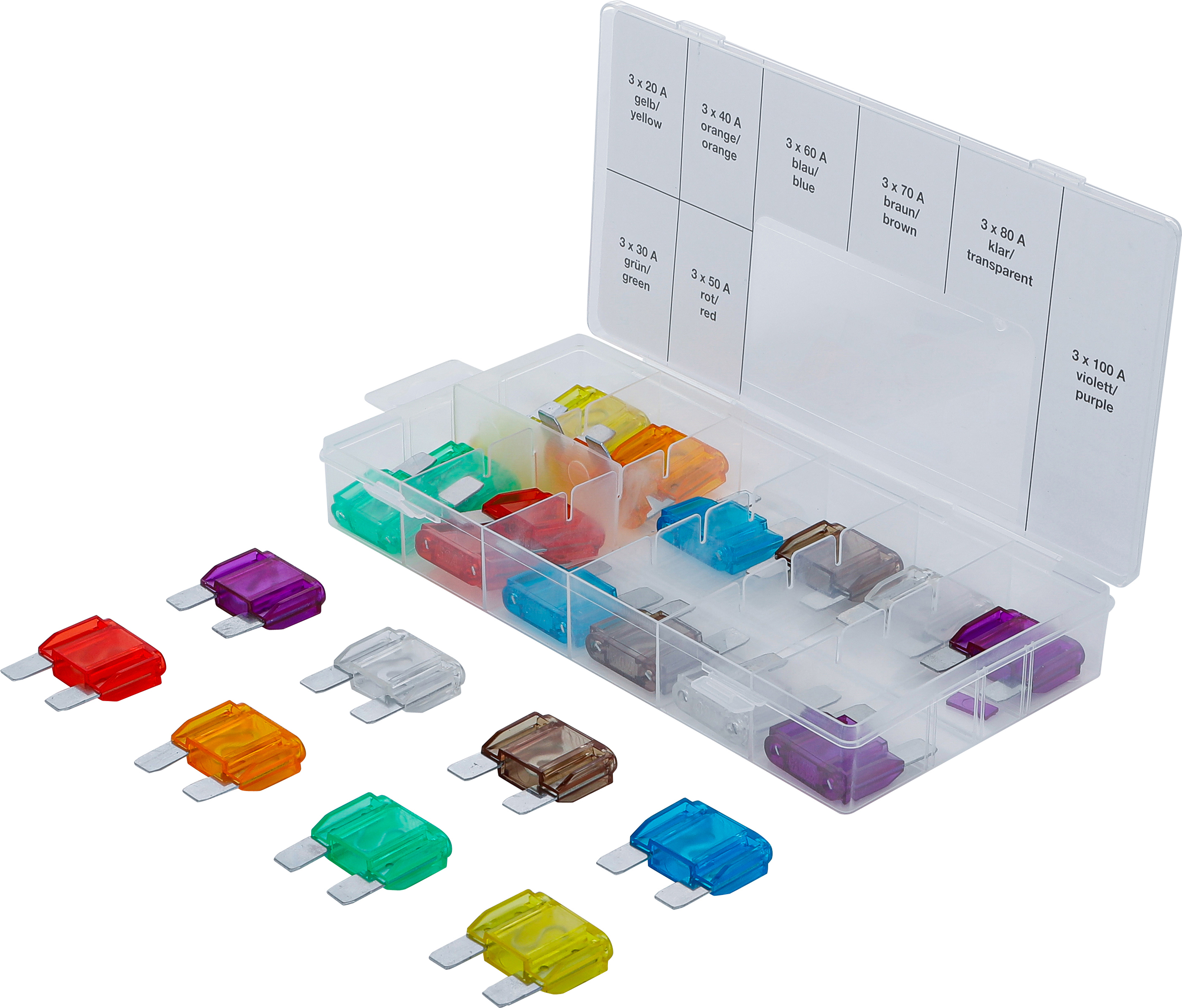 BGS Kfz-Sicherungs-Sortiment | Maxi | 24-tlg.