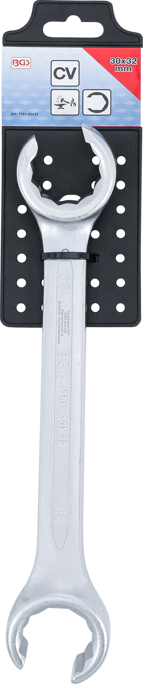 BGS Offener Doppel-Ringschlüssel | SW 30 x 32 mm