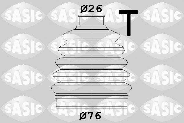Faltenbalgsatz, Antriebswelle