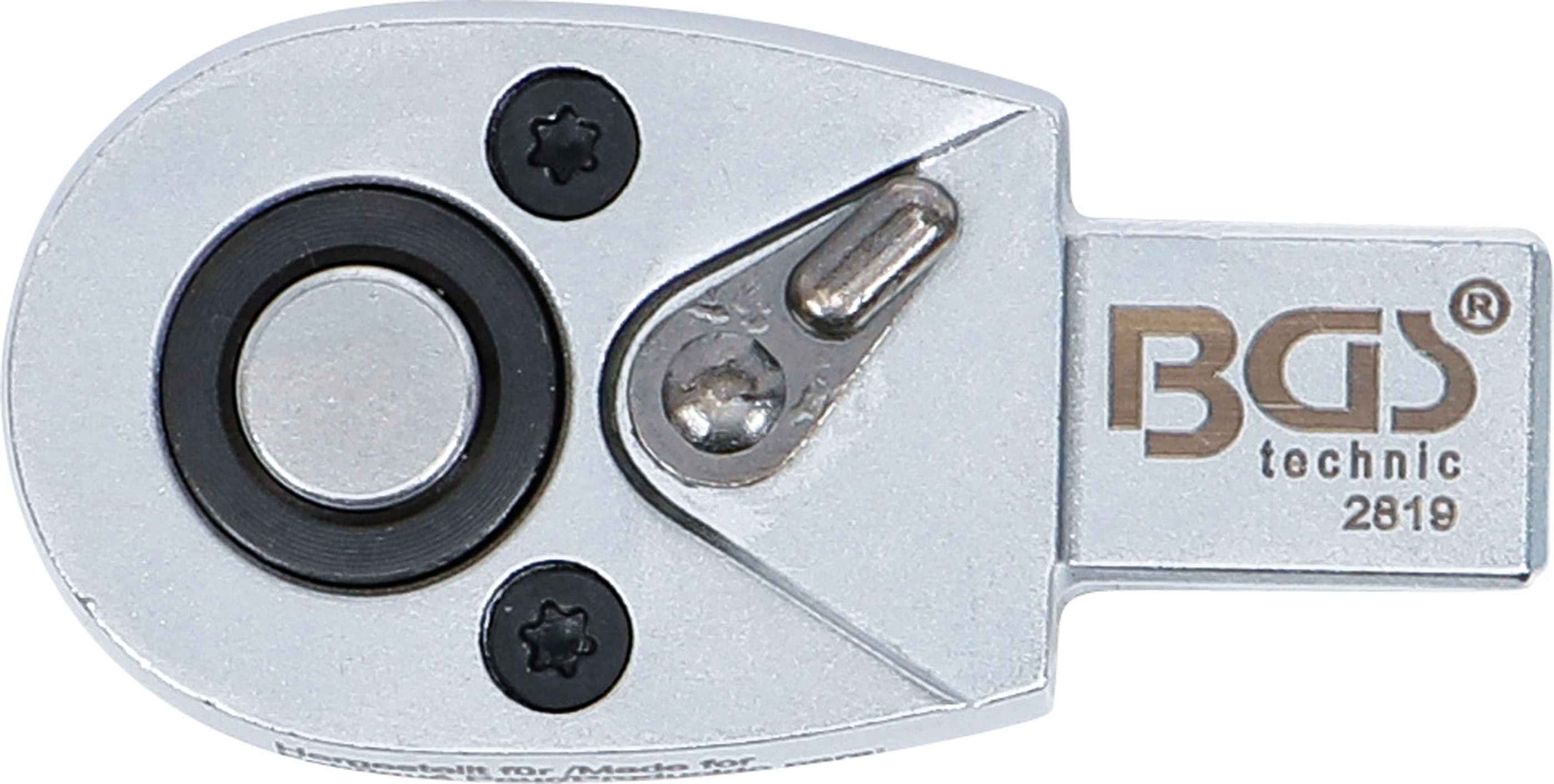 BGS Einsteck-Umschaltknarre | 6,3 mm (1/4") | Aufnahme 9 x 12 mm