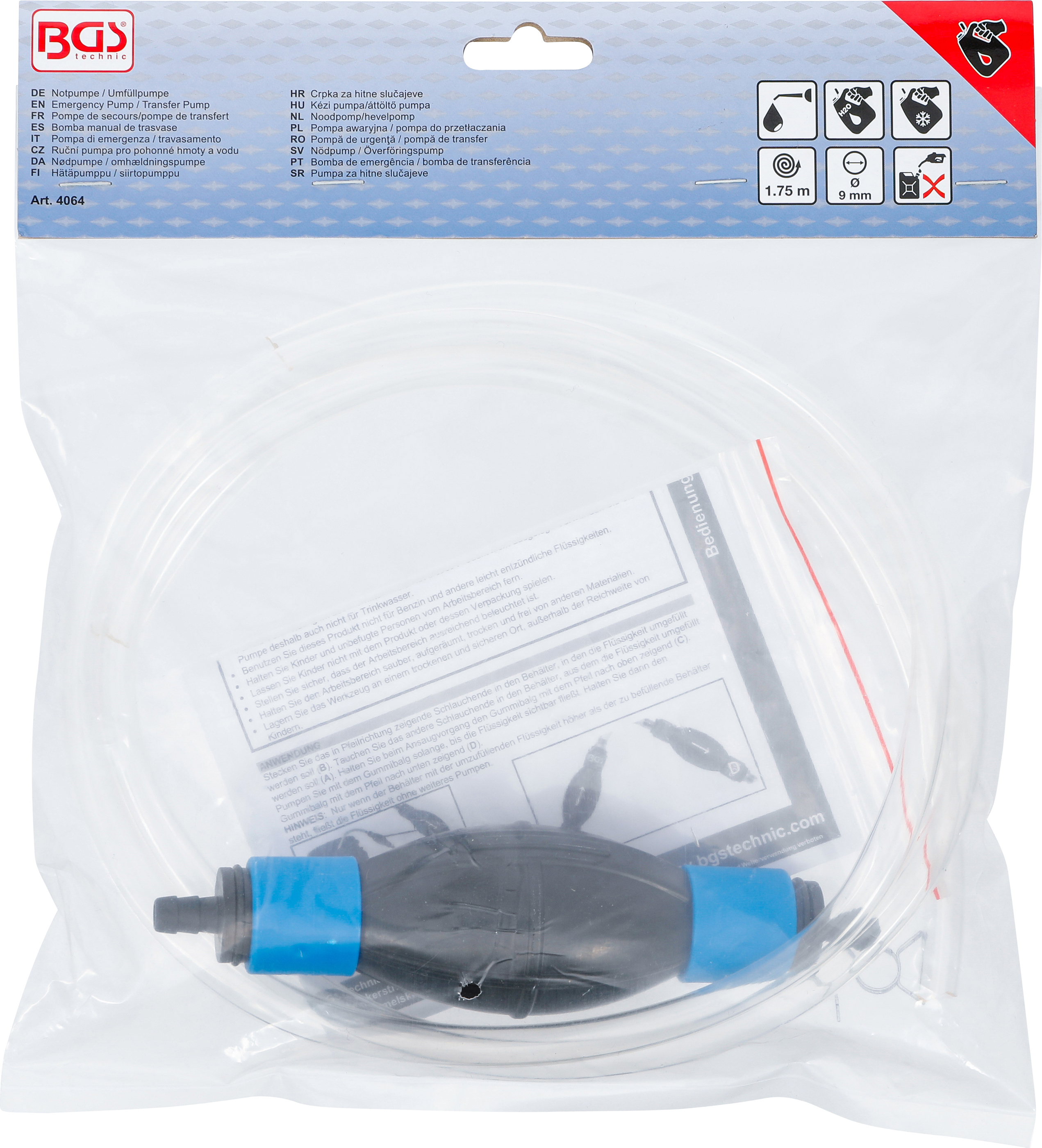 BGS Notpumpe / Umfüllpumpe