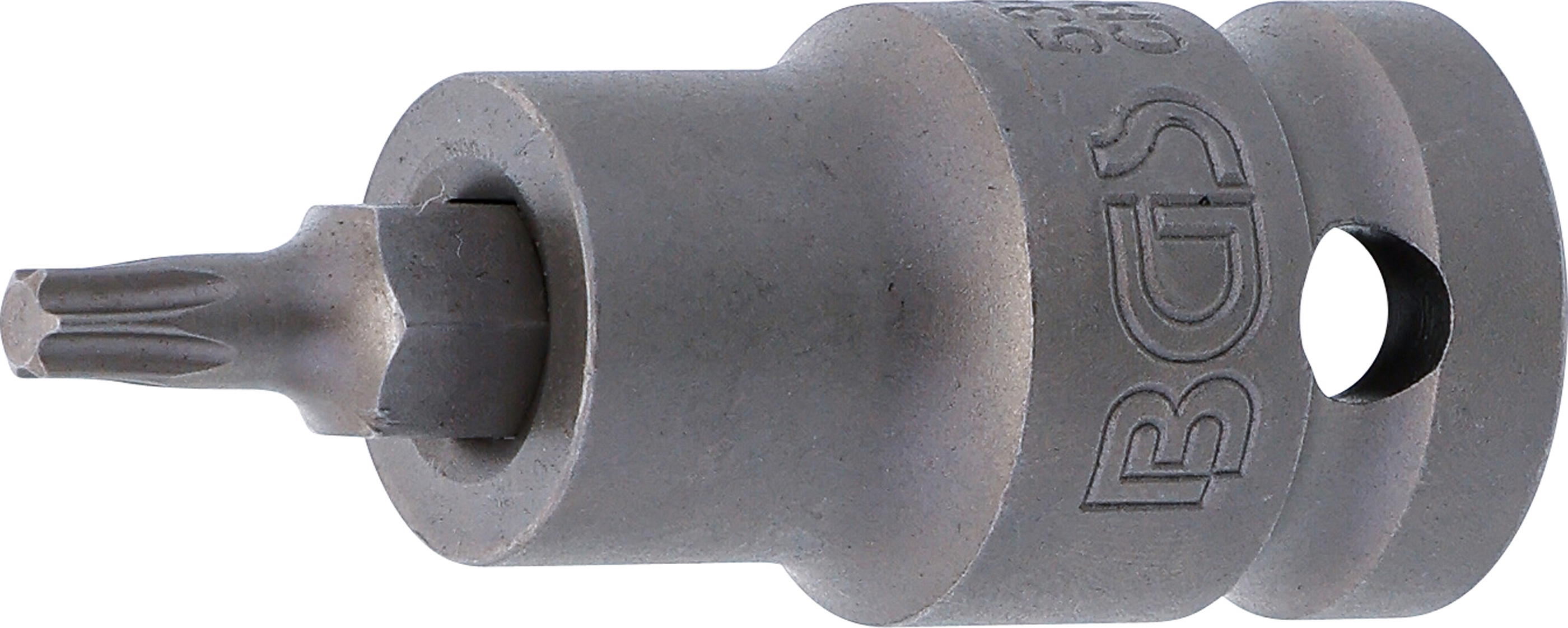 BGS Kraft-Bit-Einsatz | Länge 55 mm | Antrieb Innenvierkant 12,5 mm (1/2") | T-Profil (für Torx) T25