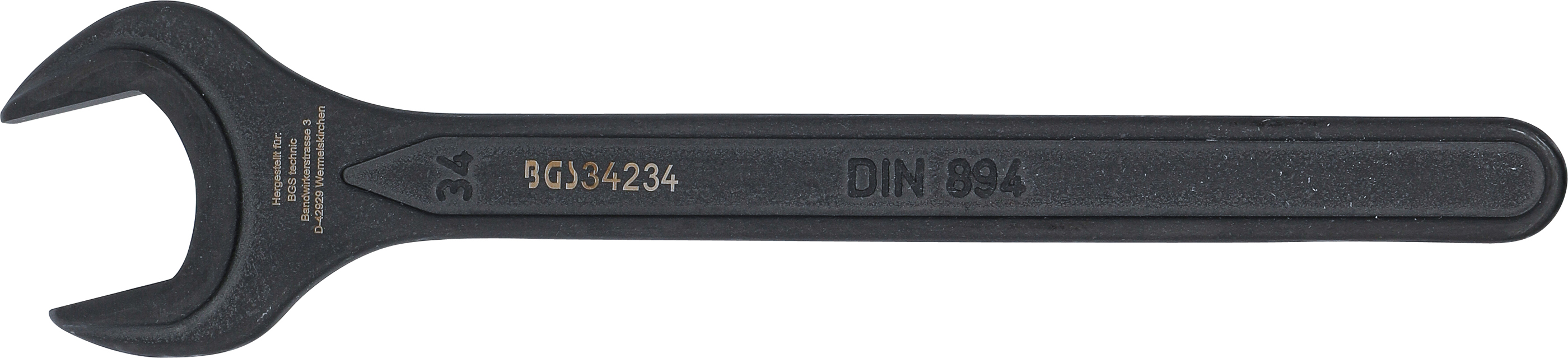 BGS Einmaulschlüssel | DIN 894 | SW 34 mm