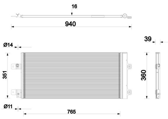 Kondensator, Klimaanlage