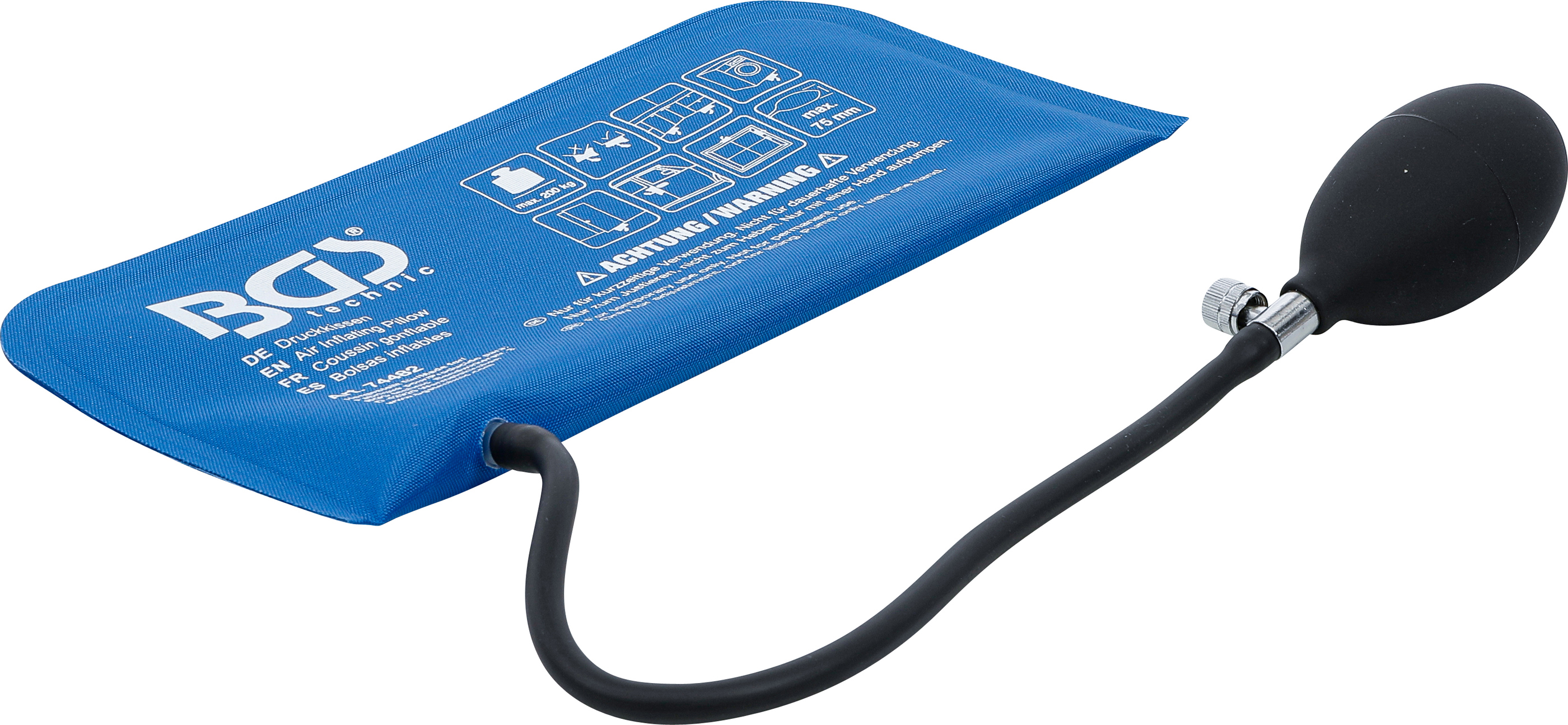 BGS Druckkissen | mit Handpumpe | Rechteck | 270 x 135 mm