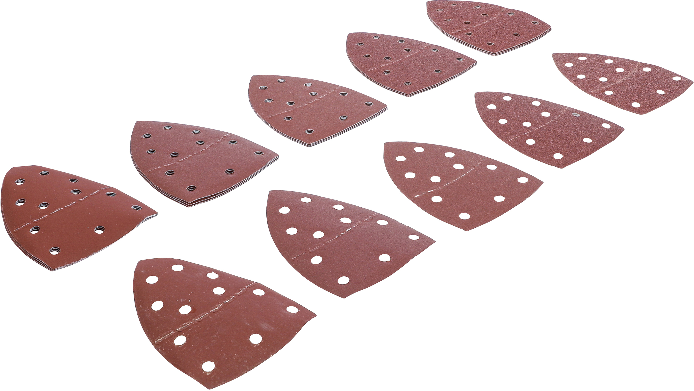 BGS Schleifblatt-Satz für Multischleifer | 145 x 100 mm | K 40 - 400 | 25-tlg.