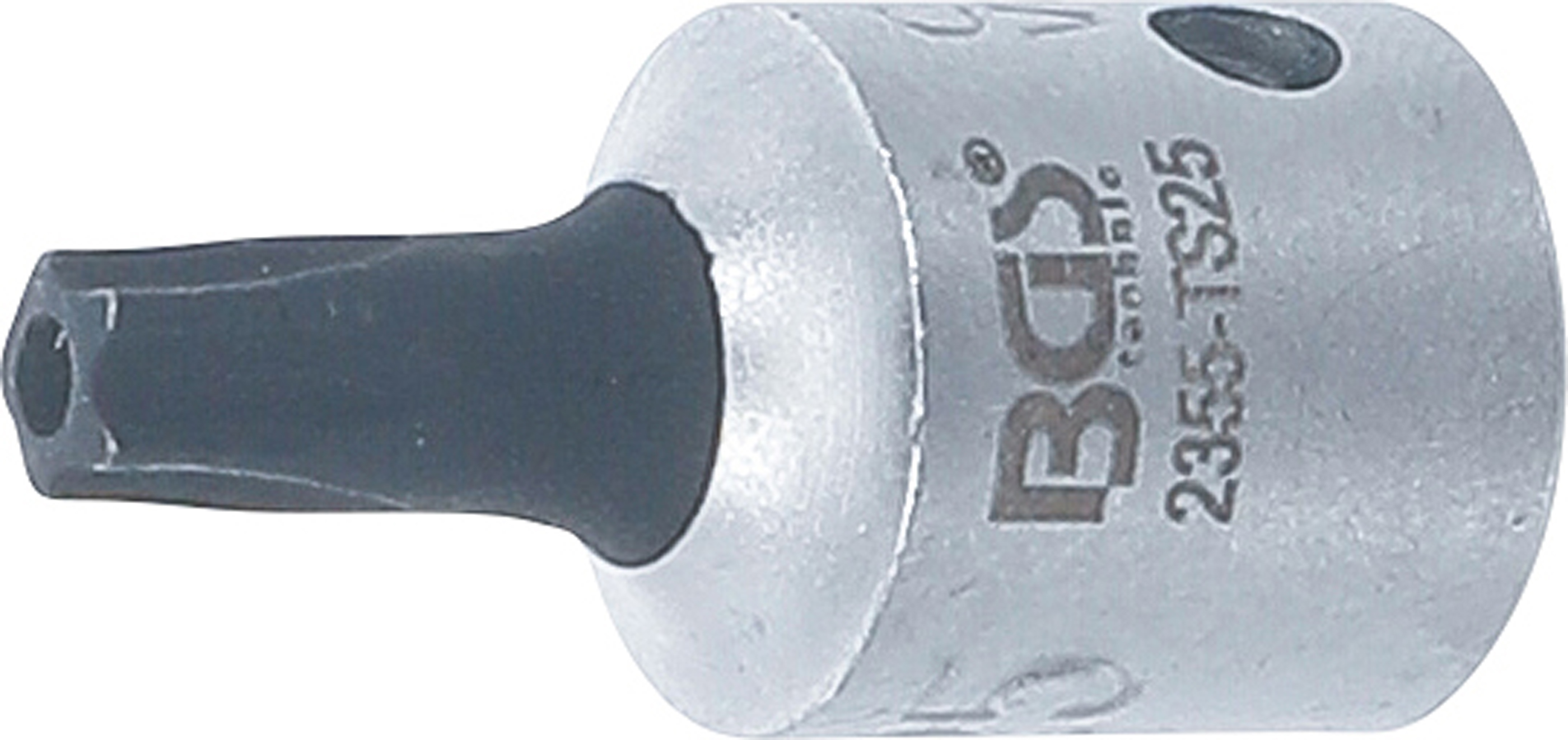 BGS Bit-Einsatz | Antrieb Innenvierkant 6,3 mm (1/4") | TS-Profil (für Torx Plus) mit Bohrung TS25
