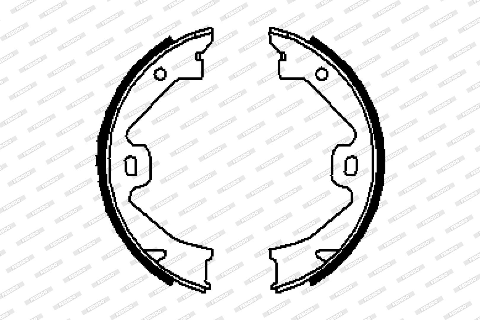 Bremsbackensatz, Feststellbremse
