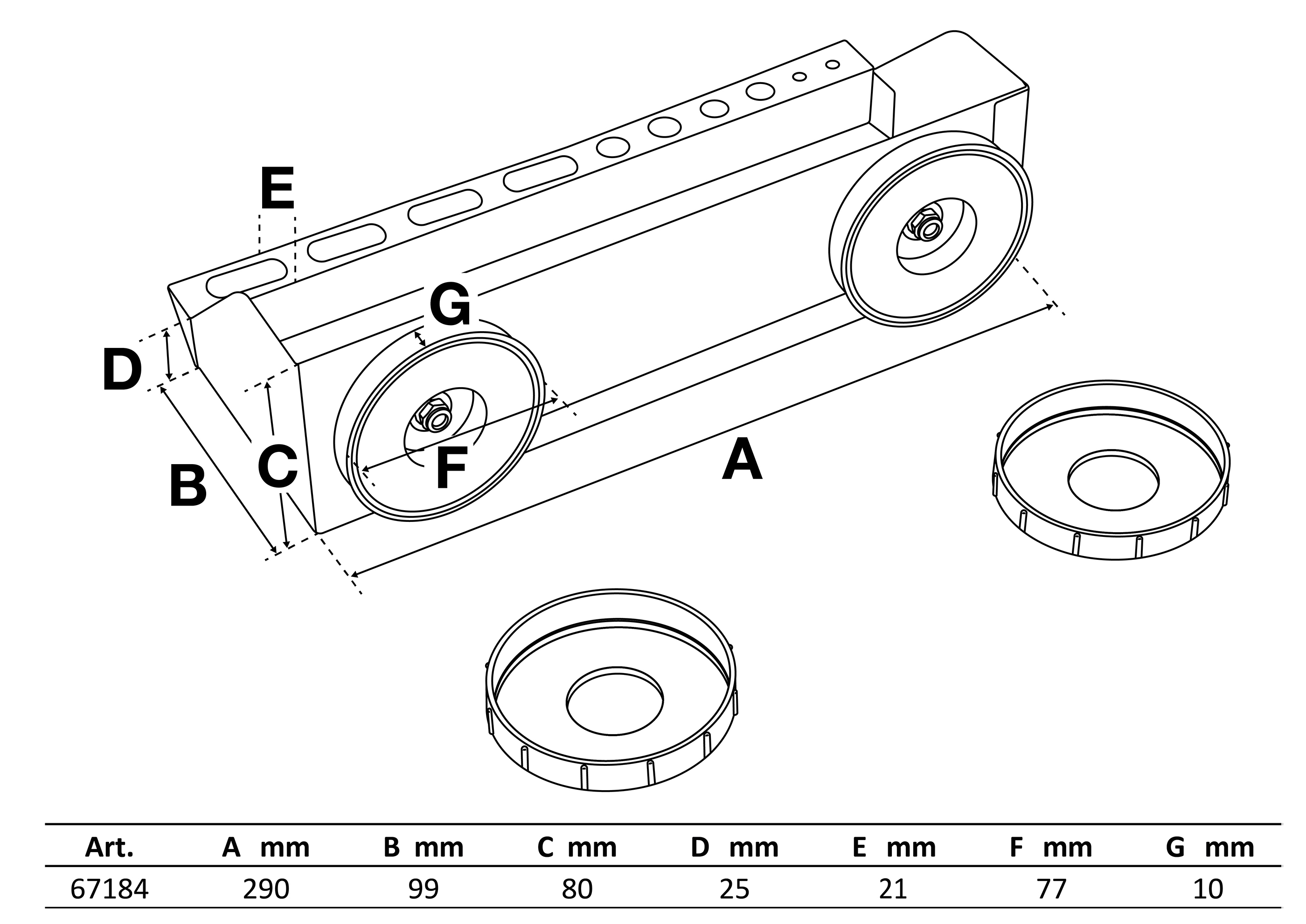 BGS Magnetische Ablageschale | mit Schraubendreher-Halter