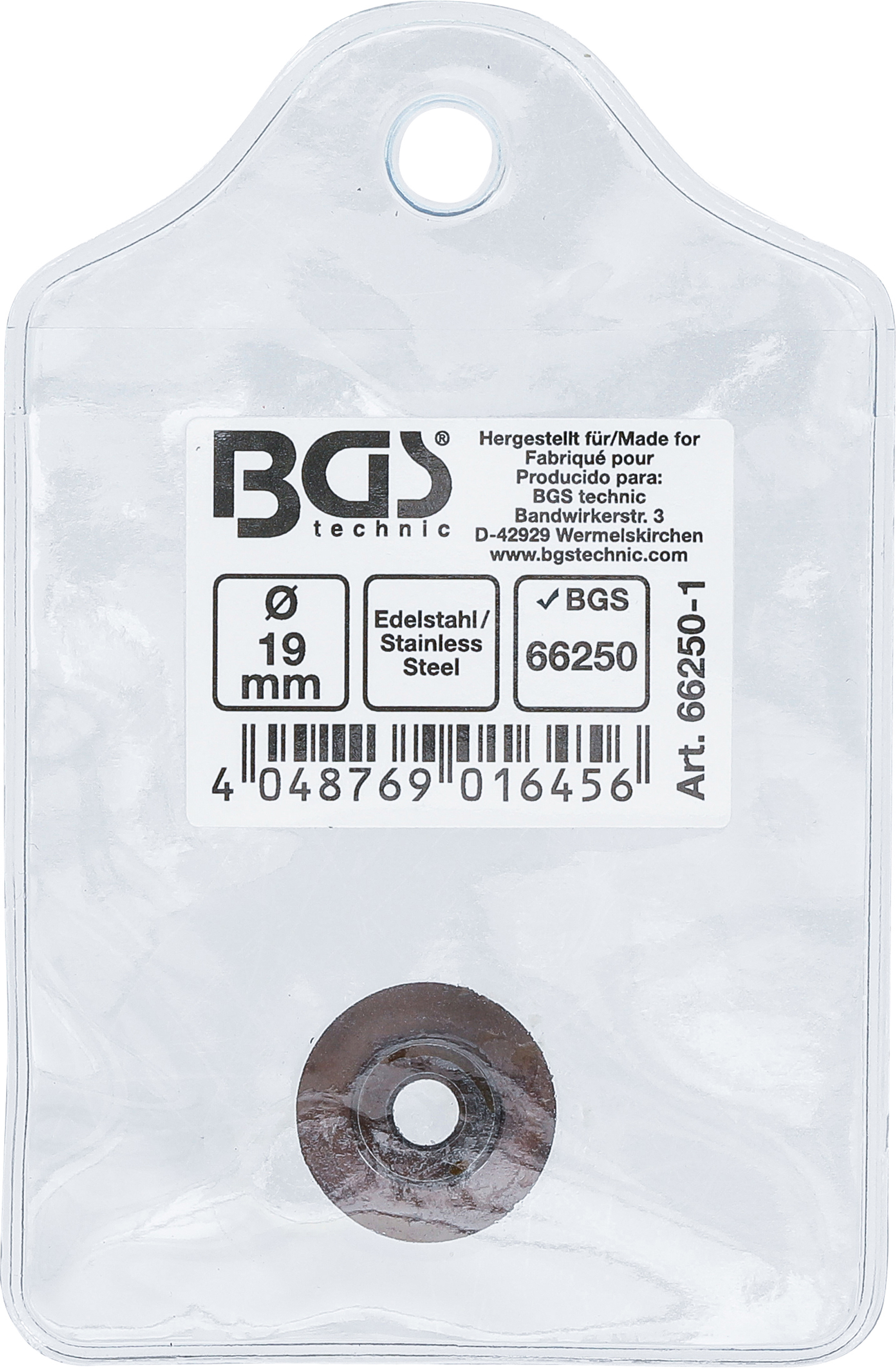 BGS Edelstahl-Schneidrad für Art. 66250