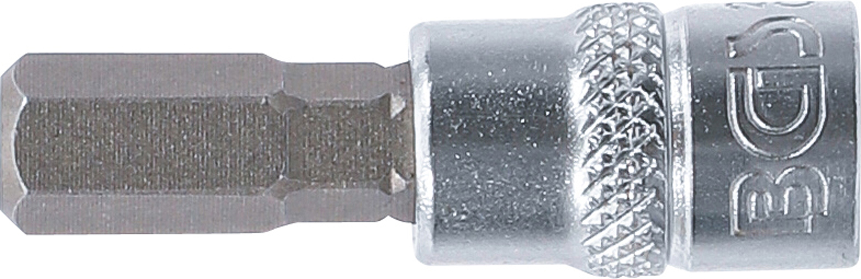 BGS Bit-Einsatz | Antrieb Innenvierkant 6,3 mm (1/4") | Innensechskant 9/32"