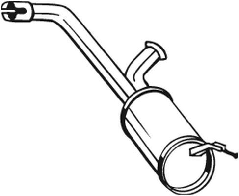 Mittelschalldämpfer