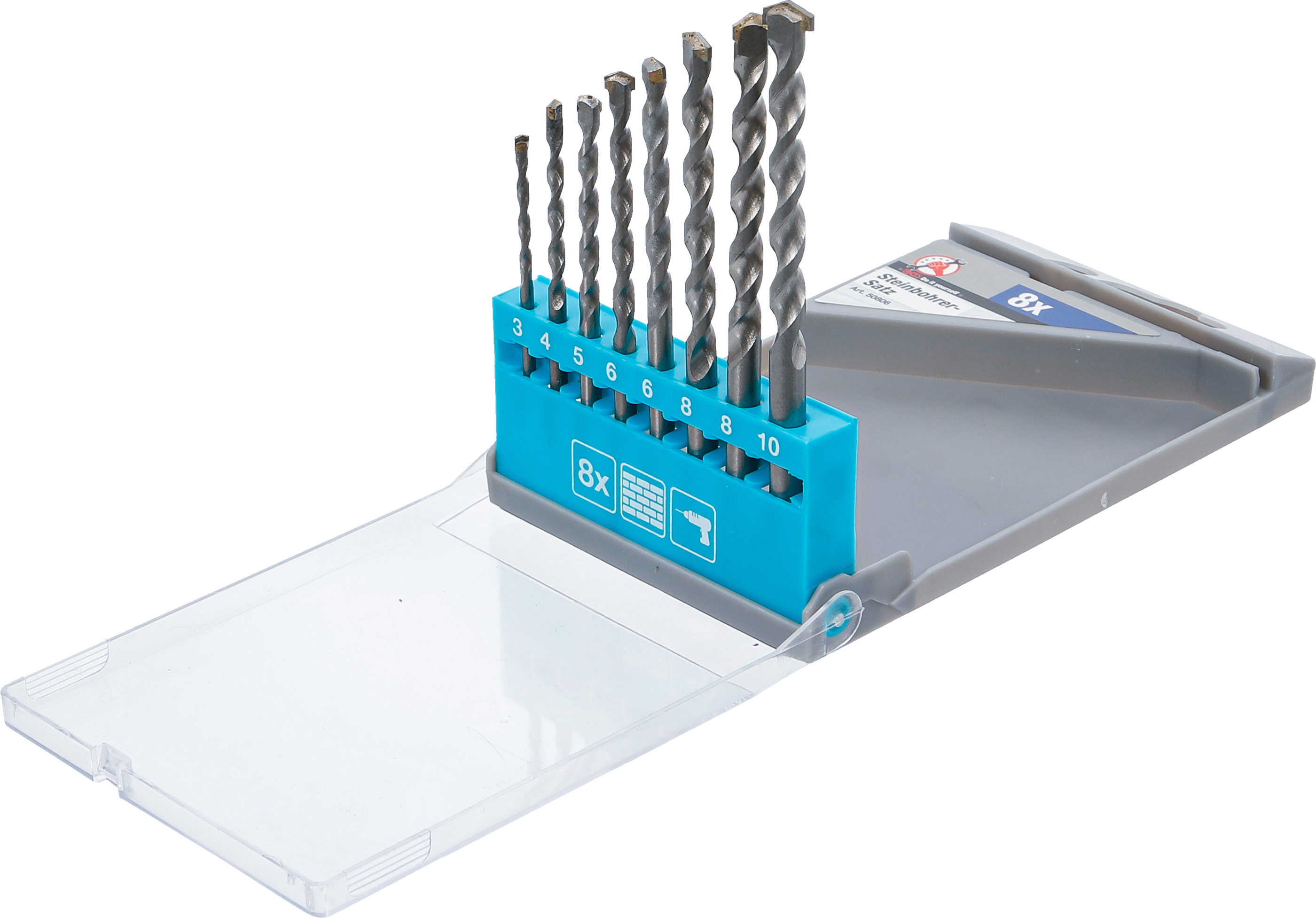 BGS Steinbohrer-Satz | 3 - 10 mm | 8-tlg.