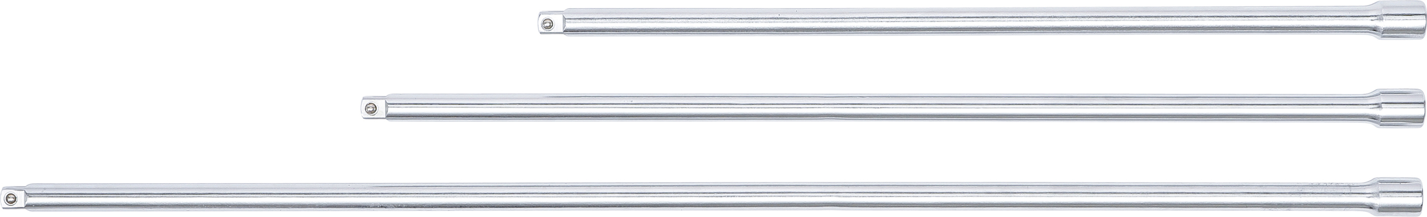 BGS Verlängerungs-Satz | 10 mm (3/8") | 375 / 450 / 600 mm | 3-tlg.