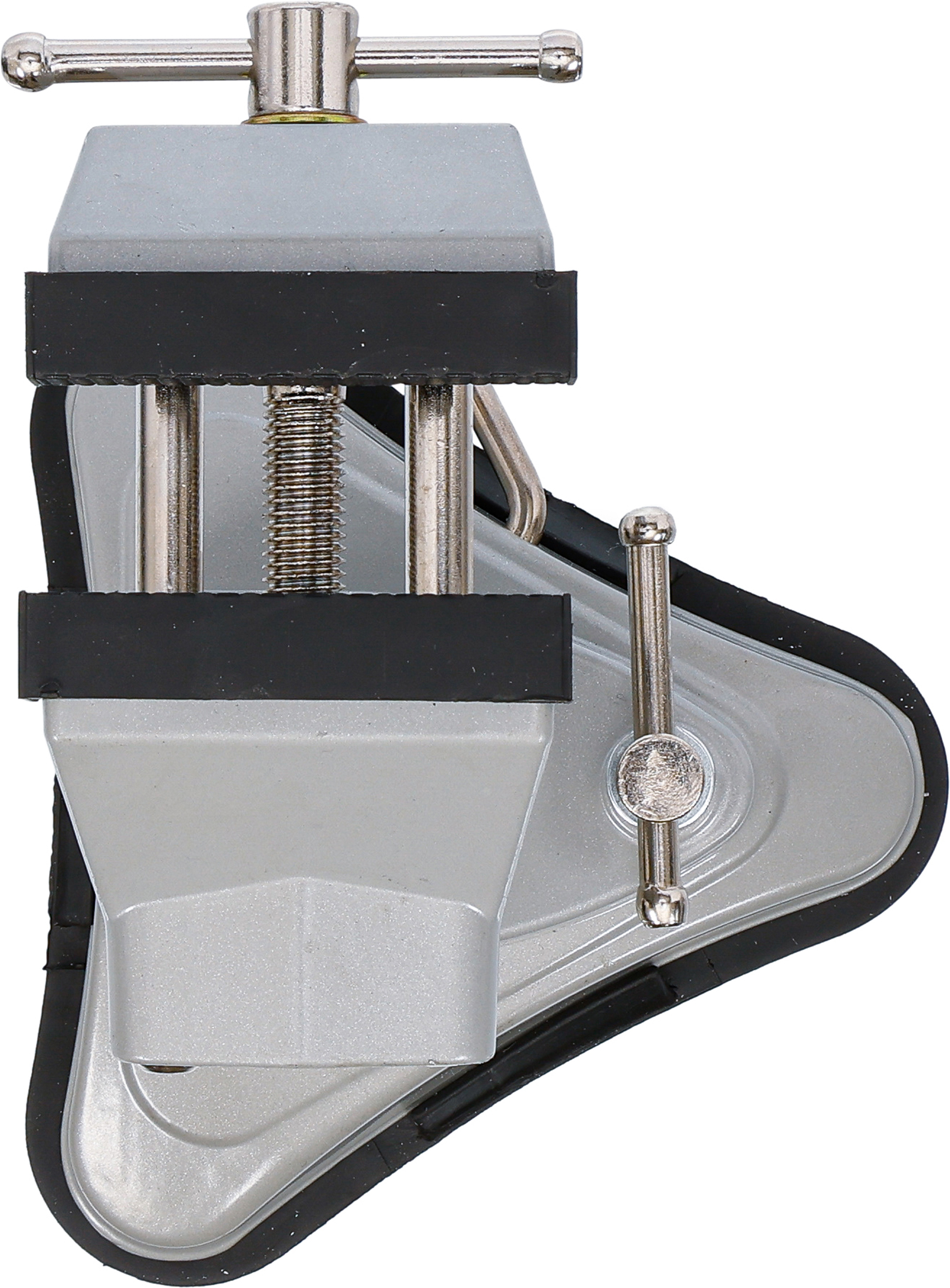 BGS Tisch-Schraubstock | schwenkbar | Backen 70 mm | mit Vakuum-Saugfuß