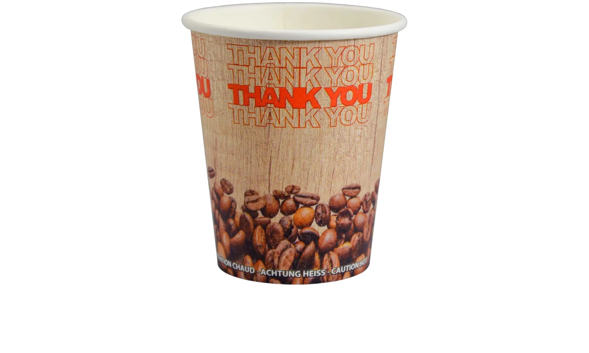 Coffee2Go Becher Thank You 200 ml Kaffeebecher 50 Stk