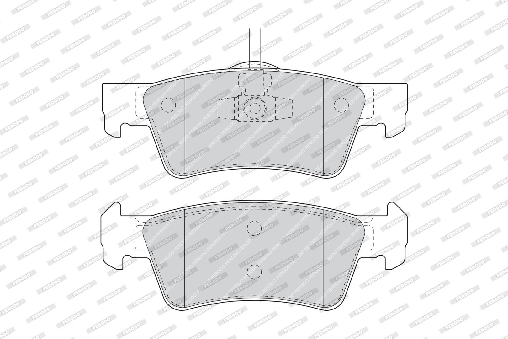 Bremsbelagsatz, Scheibenbremse