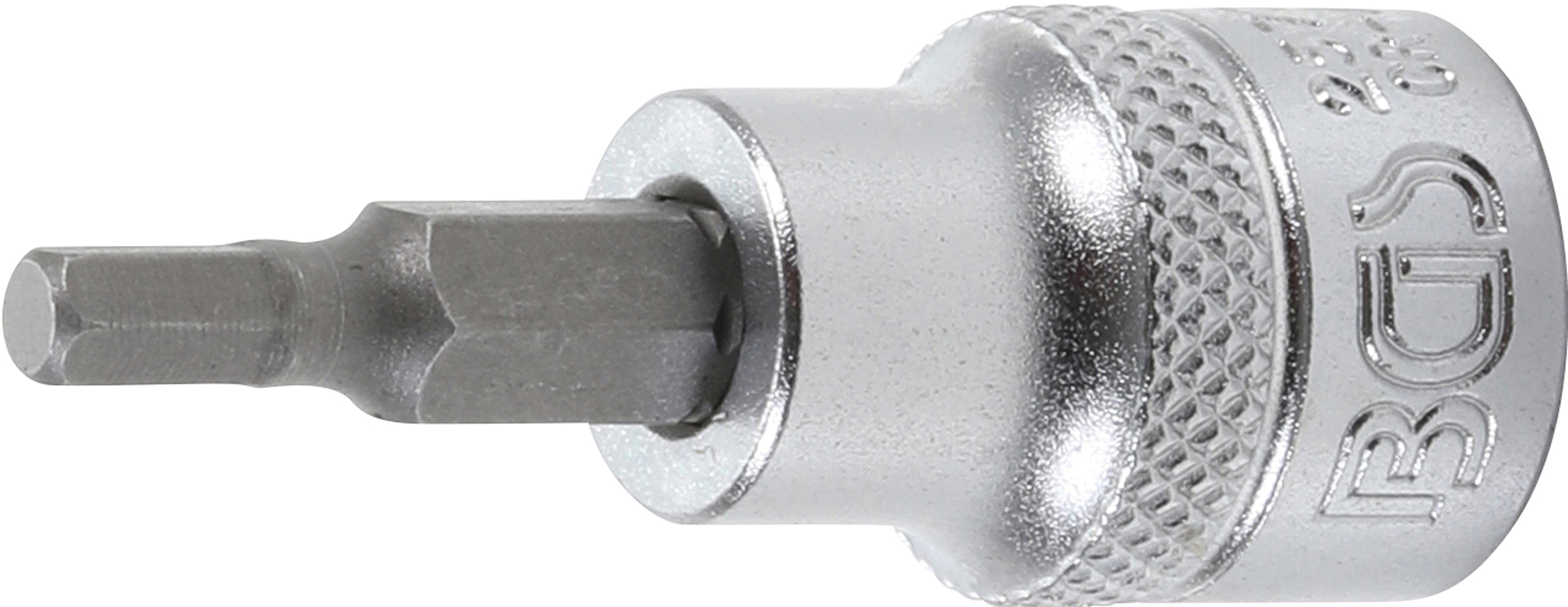 BGS Bit-Einsatz | Antrieb Innenvierkant 10 mm (3/8") | Innensechskant 4 mm