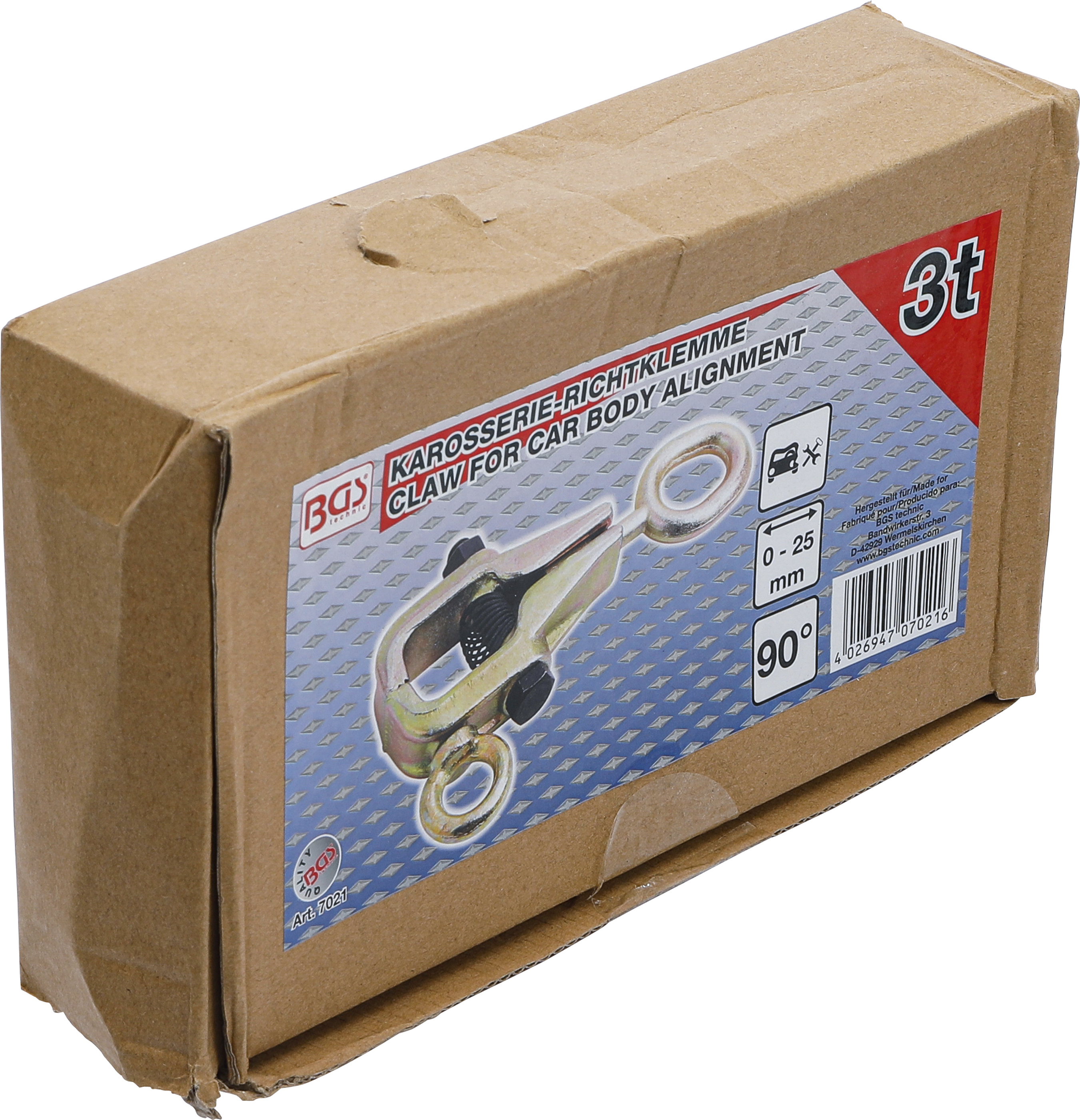 BGS Karosserie-Richtklemme | zwei Zugrichtungen | max. 3 t