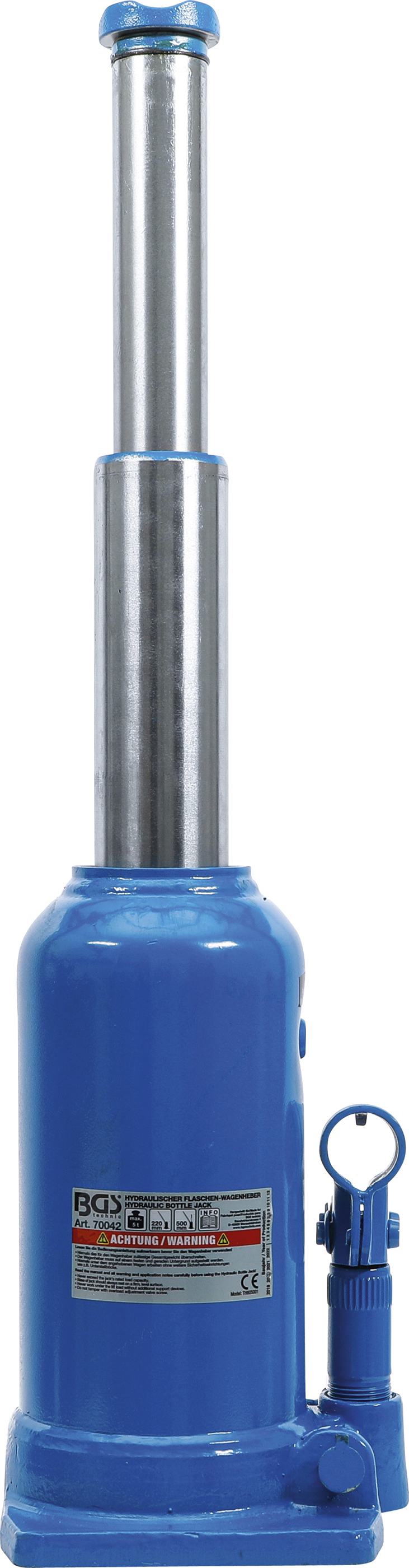 BGS Hydraulischer Flaschen-Wagenheber | mit Doppelkolben | 5 t