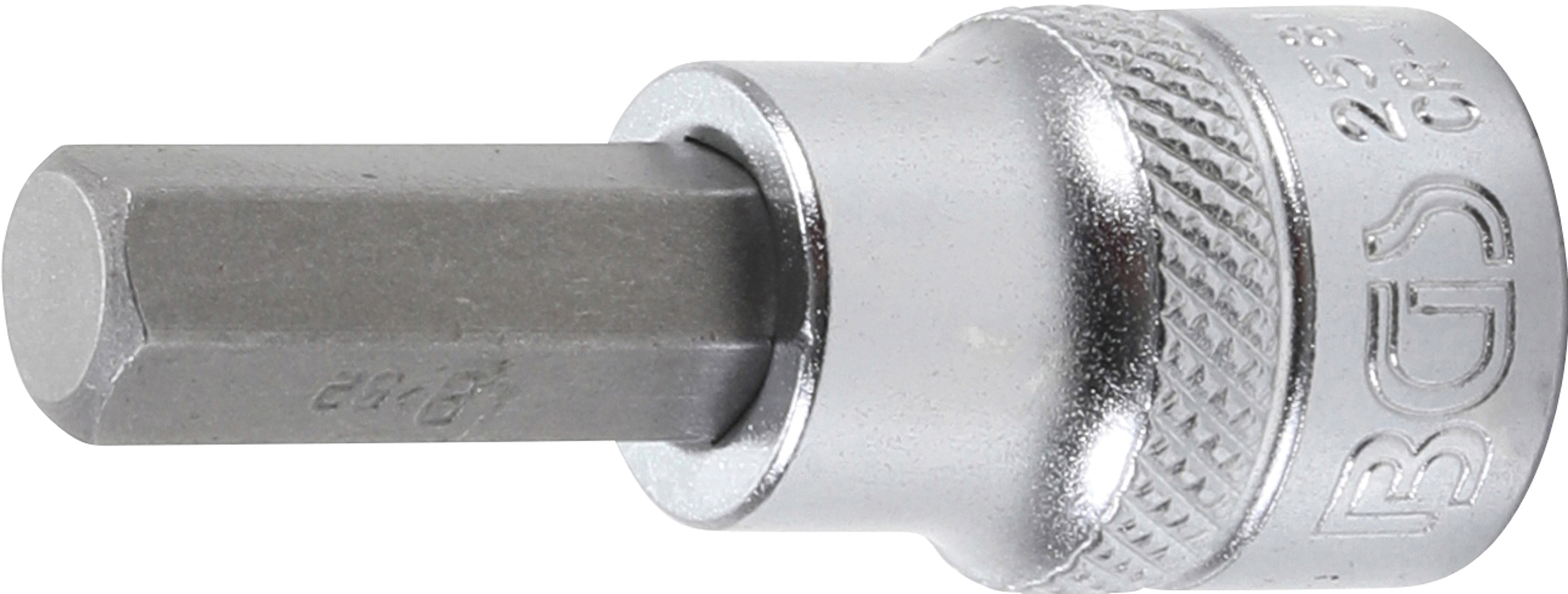 BGS Bit-Einsatz | Antrieb Innenvierkant 10 mm (3/8") | Innensechskant 8 mm