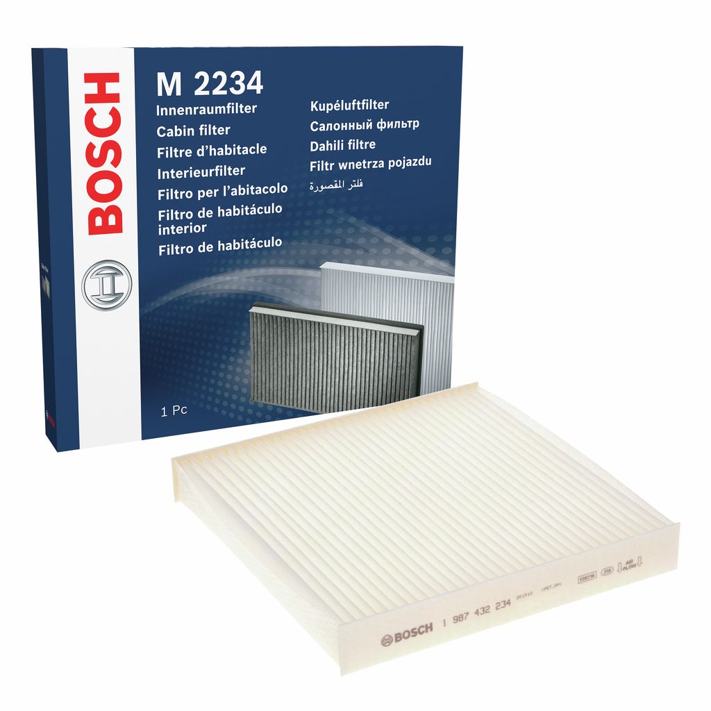 Filter, Innenraumluft “BOSCH Partikelfilter , 205 mm, 211 mm”