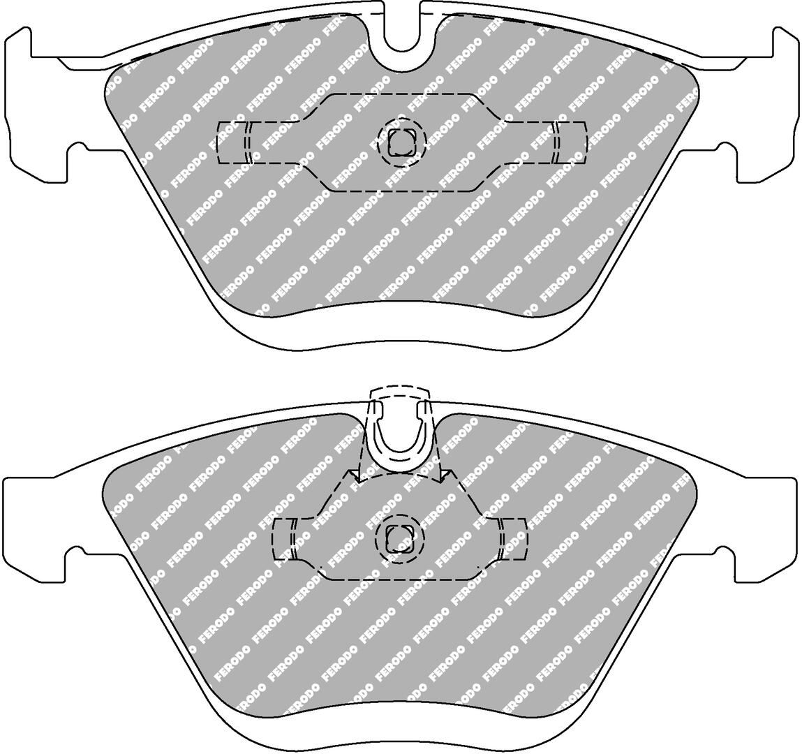 Bremsbelagsatz, Scheibenbremse