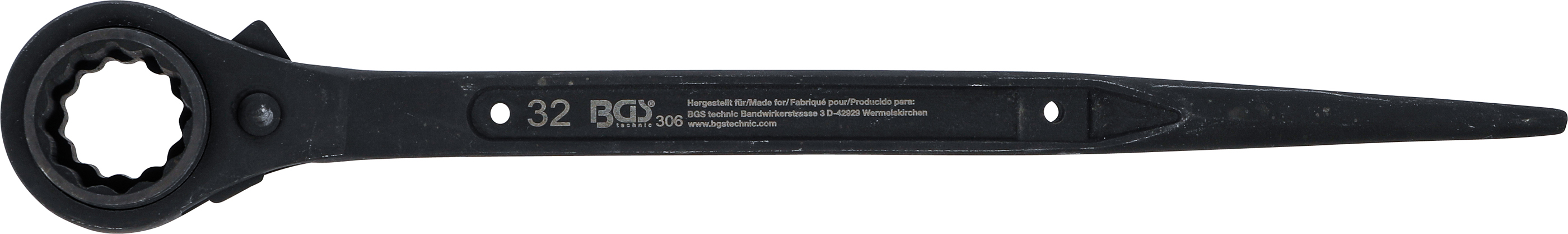 BGS Gerüstbauer-Knarre | SW 27 x 32 mm