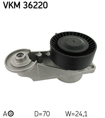 Riemenspanner, Keilrippenriemen