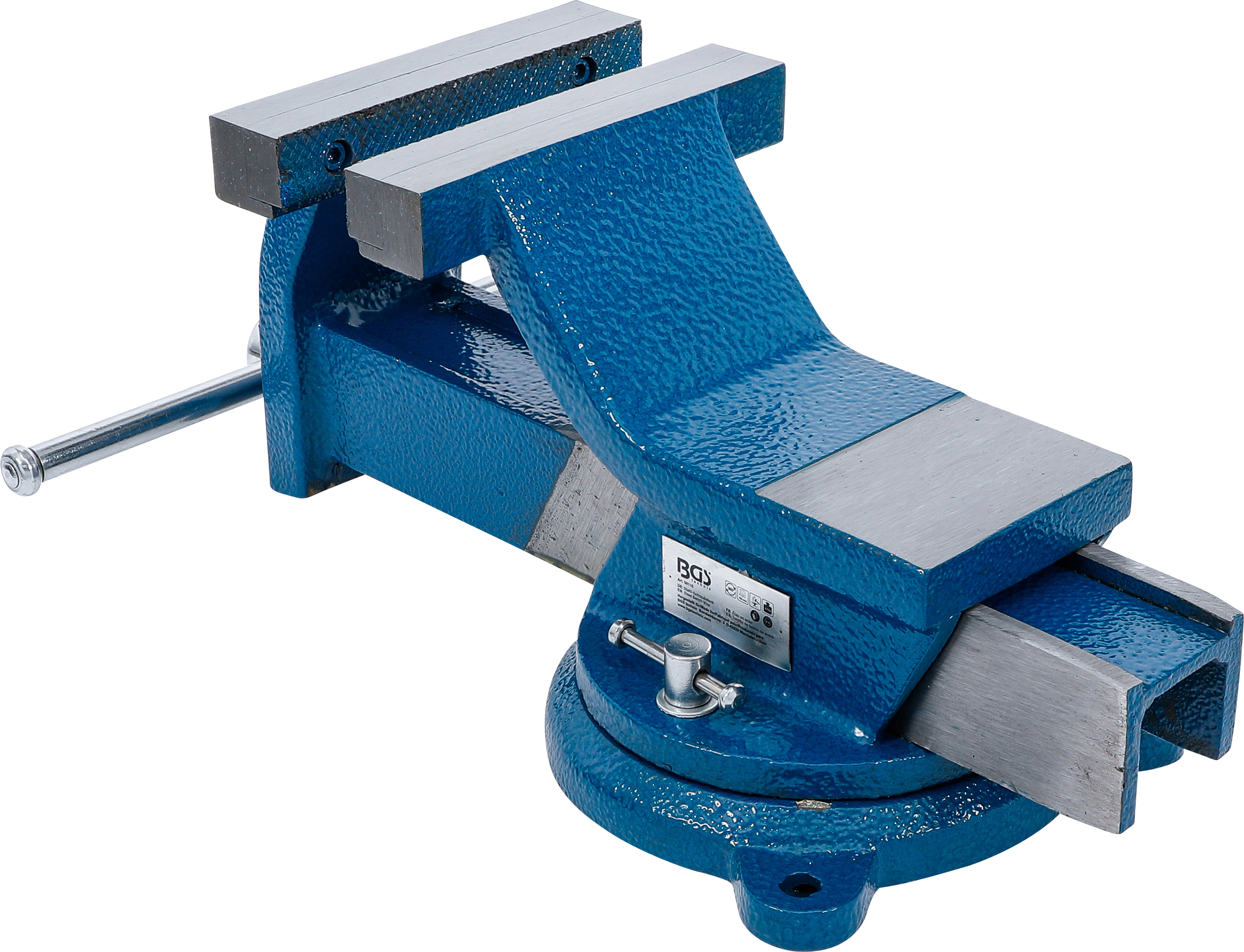 BGS Stahl-Schraubstock | geschmiedet | 150 mm Spannbacken