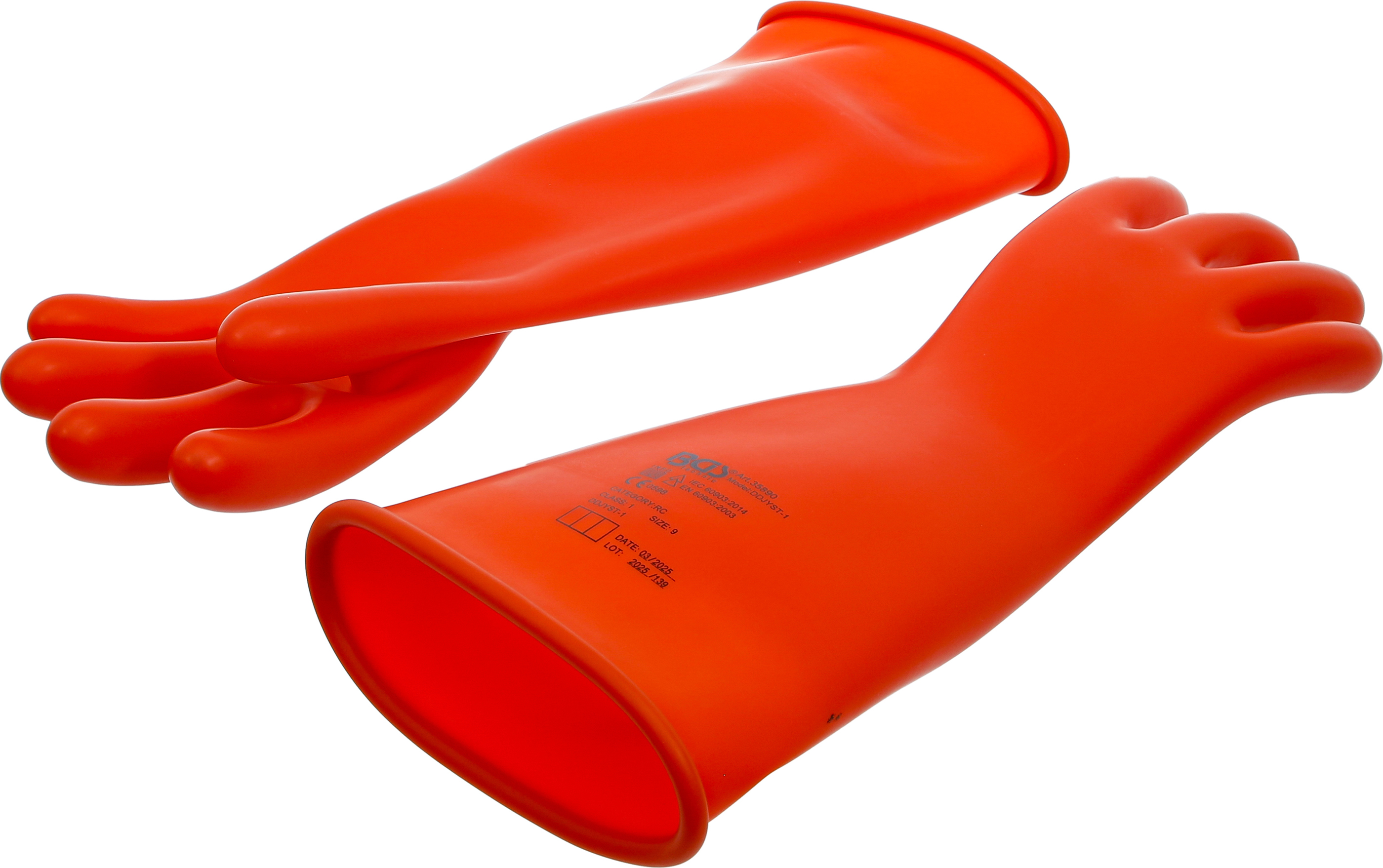 BGS Elektriker-Schutzhandschuhe | mit Naturlatex Schutzisolierung | Größe 9 (L)