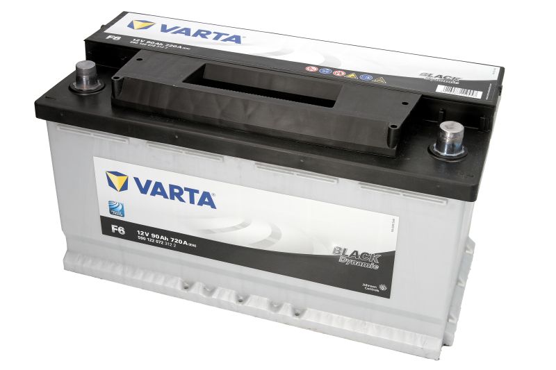 Starterbatterie VARTA F6 Black Dynamic Autobatterie 12V 90Ah 720A