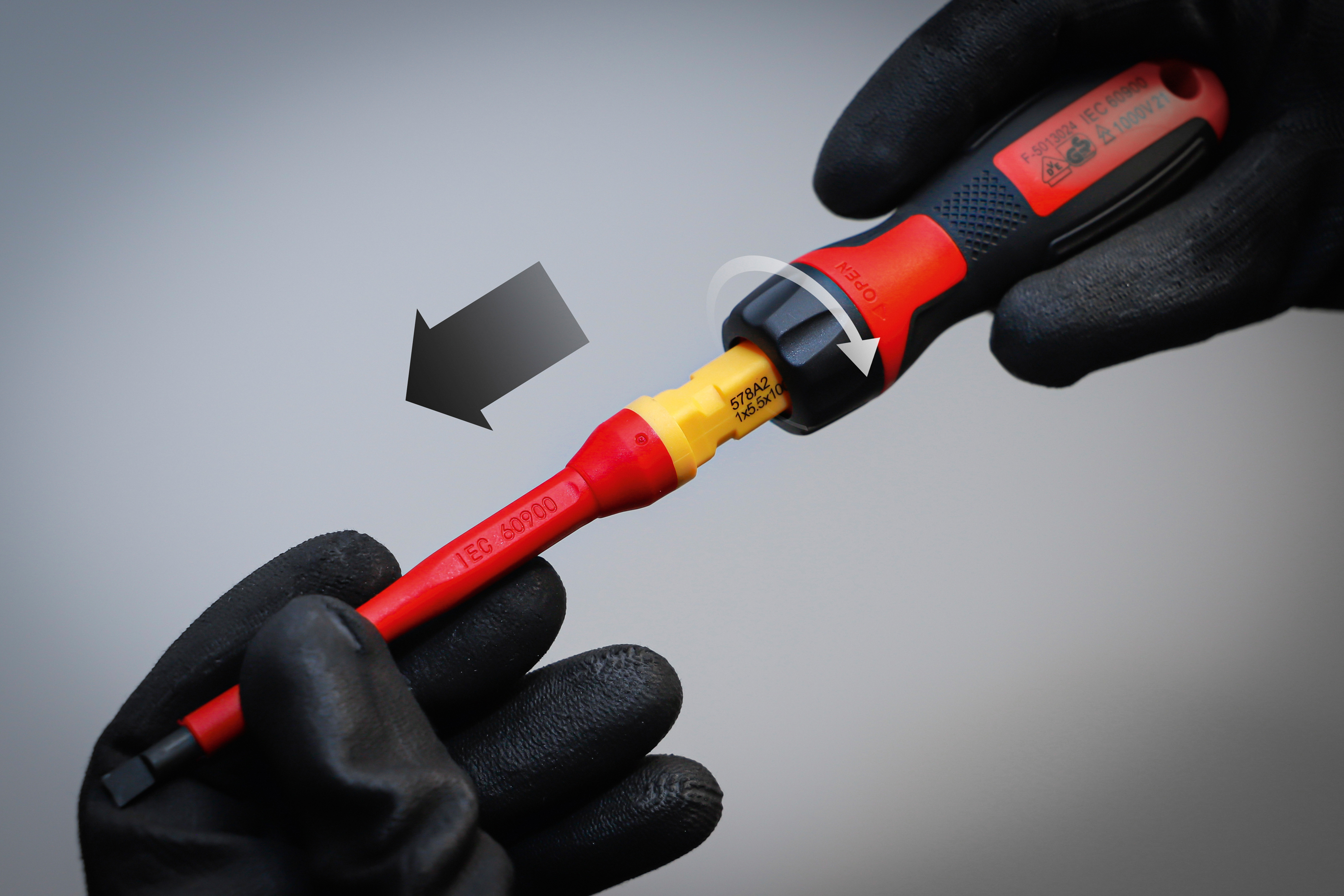 BGS VDE-Schraubendreher-Satz | mit Wechselklingen | 13-tlg.