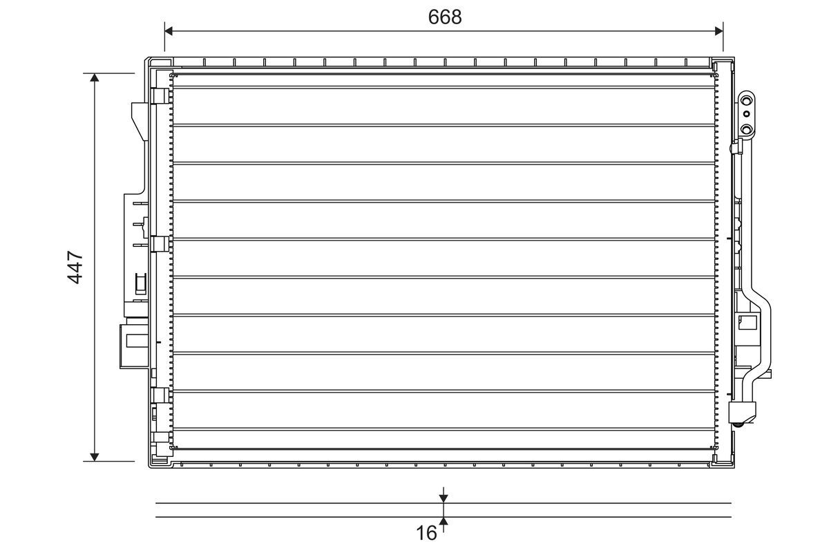 Kondensator, Klimaanlage
