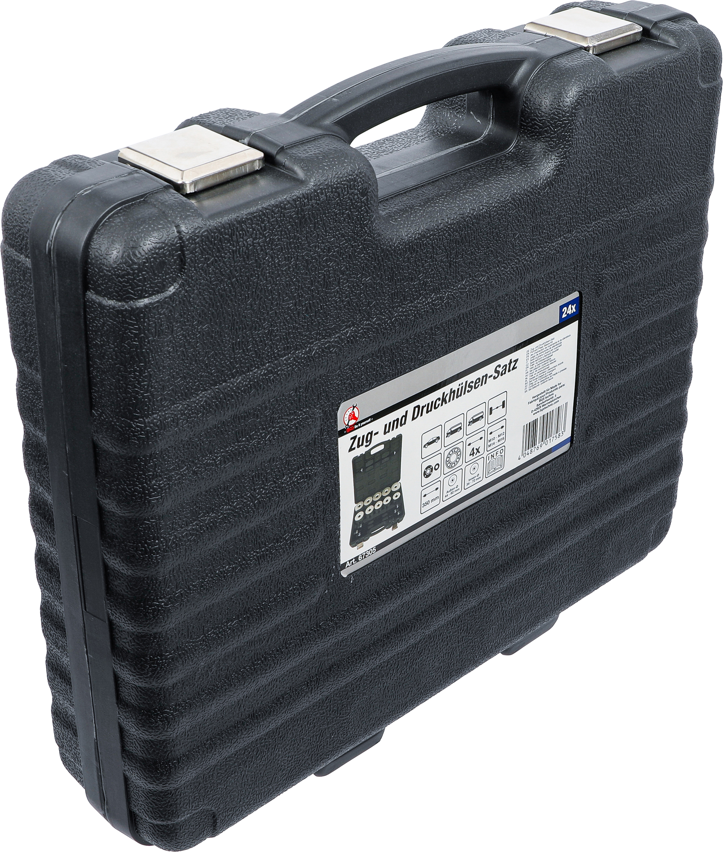 BGS Zug- und Druckhülsen-Satz | mit 4 Spindeln | 24-tlg.