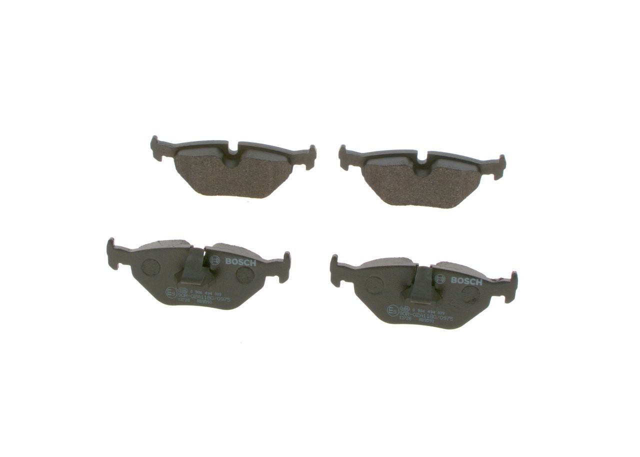 Bremsbelagsatz, Scheibenbremse