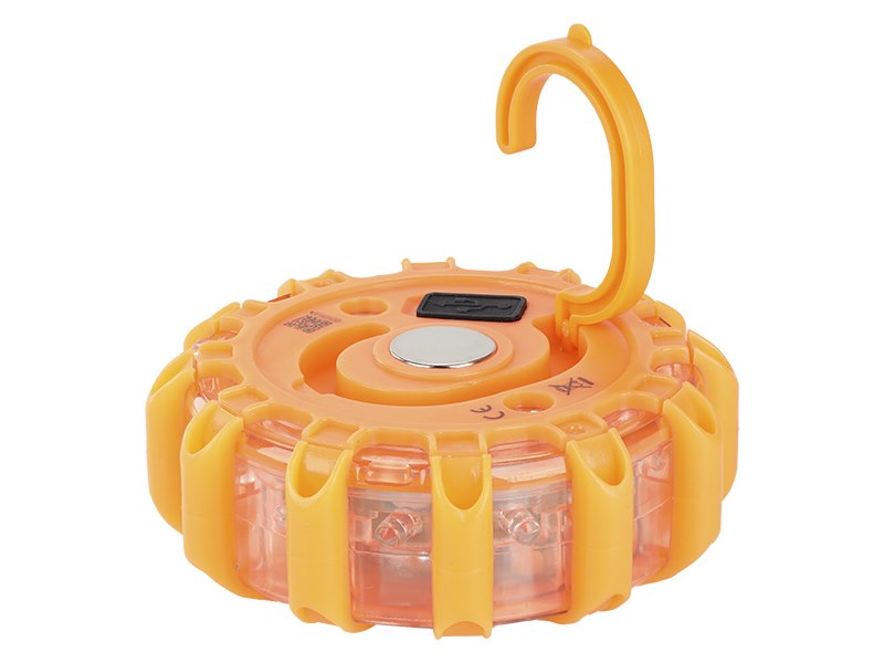 Carmotion Akku LED Warnlampe Warnleuchte 3+12 LED + Kabel USB-C