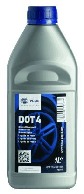 Hella Bremsflüssigkeit DOT 4 Brake Fluid 1 Liter