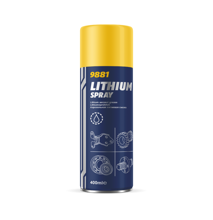 Mannol 9881 Lithium Spray Lithiumfett 400 ml
