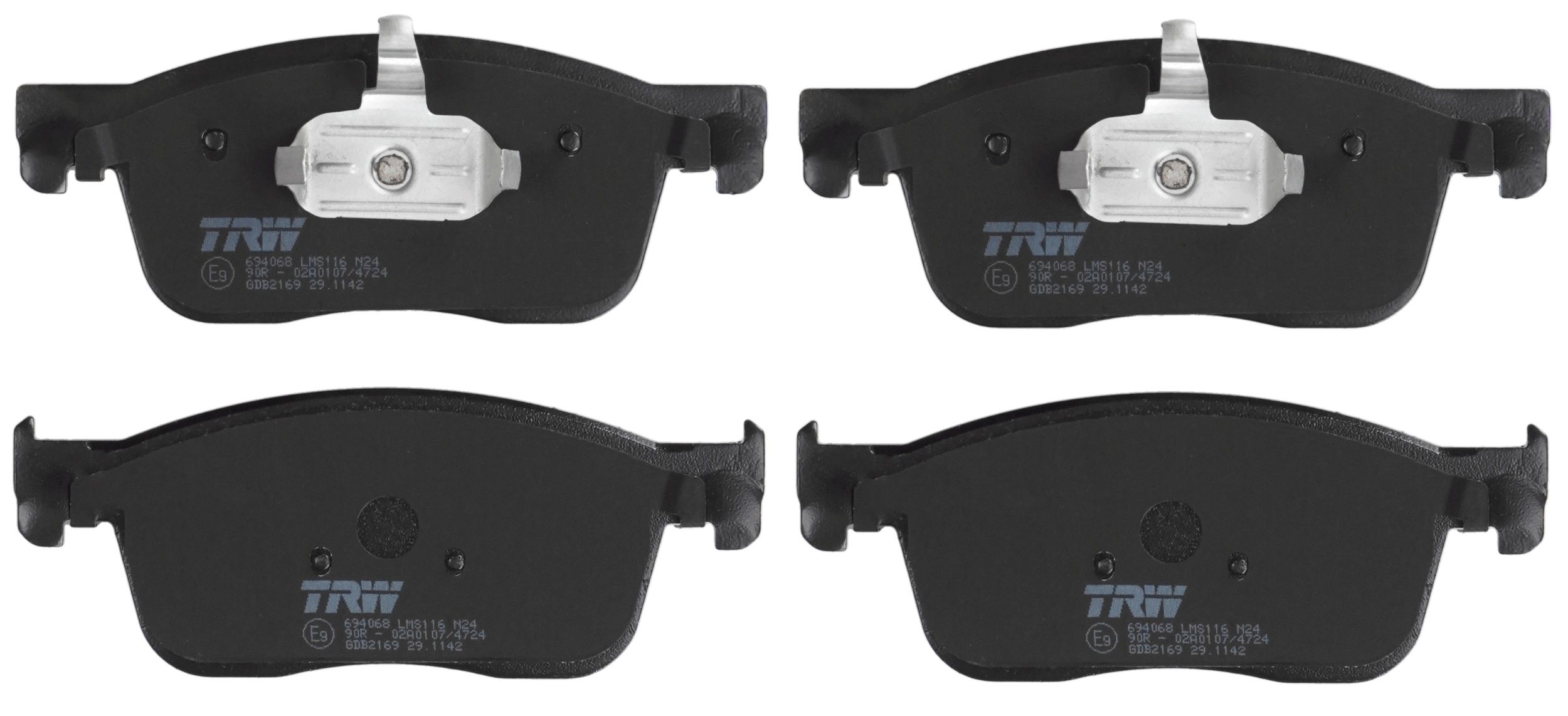 Bremsbelagsatz, Scheibenbremse