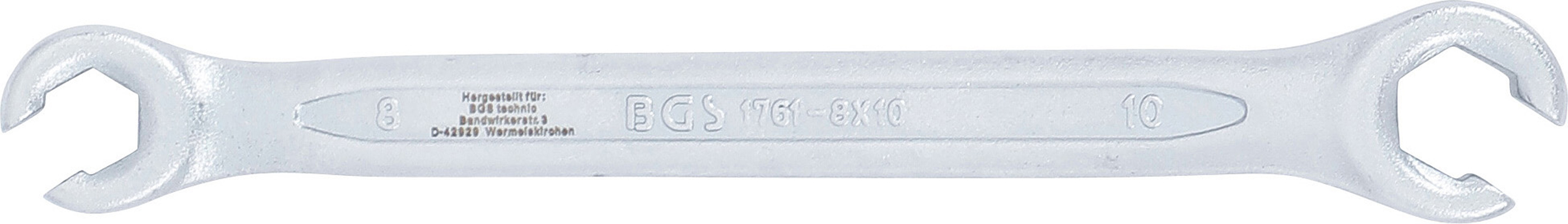 BGS Offener Doppel-Ringschlüssel | SW 8 x 10 mm